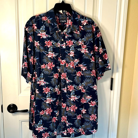 Short sleeve Chaps men’s shirt XXL - Picture 1 of 7